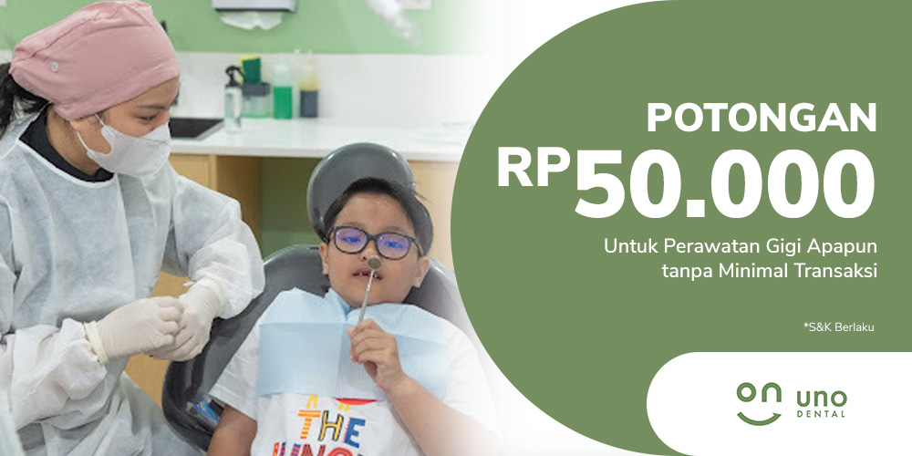 Gambar promo Potongan Rp50.000,- Uno Dental dari Uno Dental